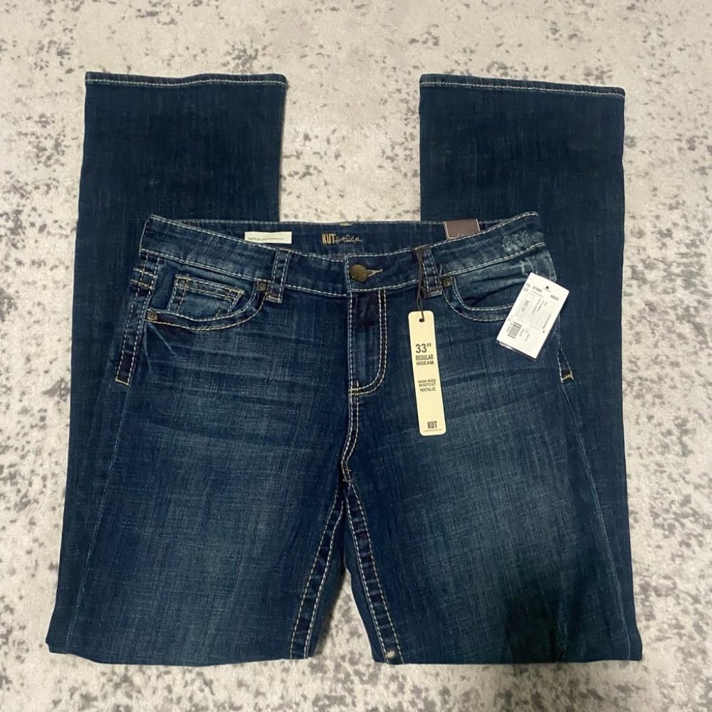Kut From the Kloth jeans Natalie high rise bootcut 10 NEW